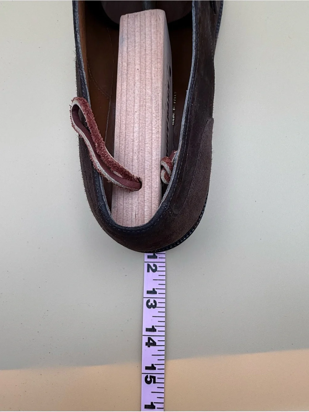 Salvatore Ferragamo Studio Brown Suede Single Monk Strap Shoes Box COA 8 D